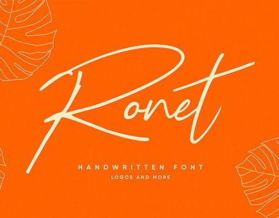 Ronet Font + Logos