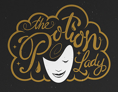 'The Potion Lady' brand identity