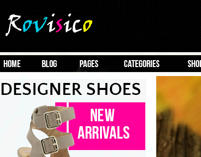 Rovisico a magazine theme project, coming to Elance