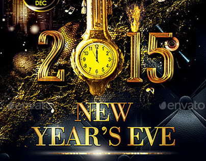 Deluxe New Year Poster | Flyer 