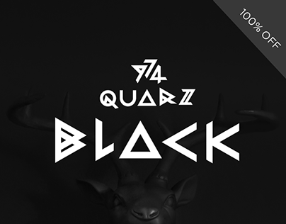 Quarz 974 Black | Free Font