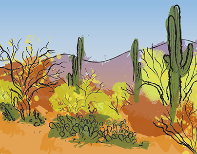 Desert Scenery | Spring 2014
