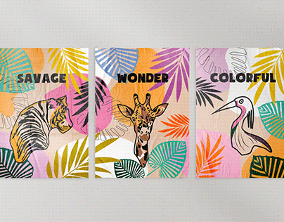 Poster design | Jungle poster series