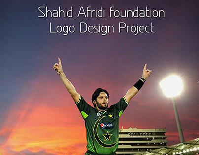 Shahid Afridi Foundation Logo Design