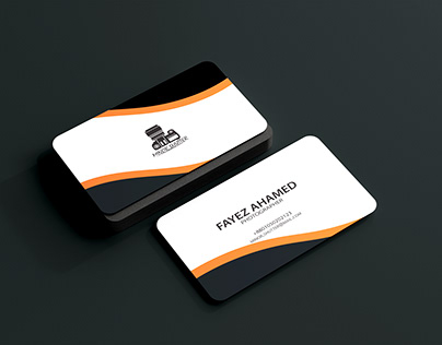 Photographer's business card made for MR. Fayez Ahamed