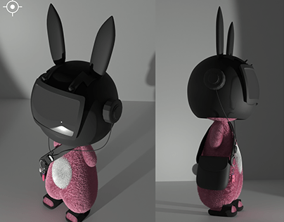 3d rabbit model.