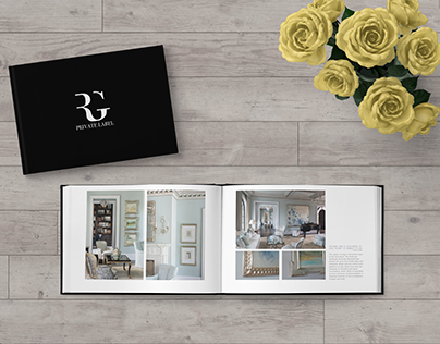 RG Private Label ad, coffee table book, & project pack
