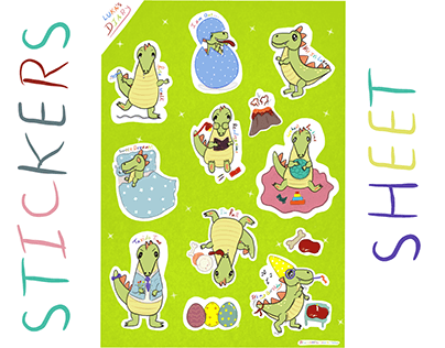 Luka's Diary, Stickers Sheet