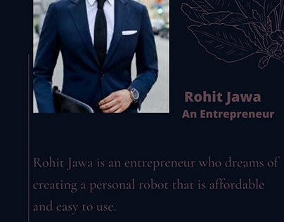 Rohit Jawa - An Entrepreneur