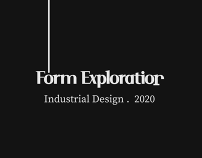 Form Exploration . Lamp designs