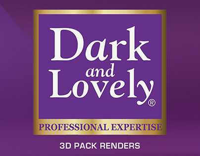 L'Oreal - Dark and Lovely - 3D pack renders