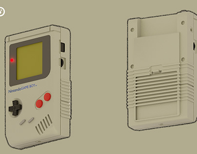 Nintendo Game Boy - 3D Animation on Behance
