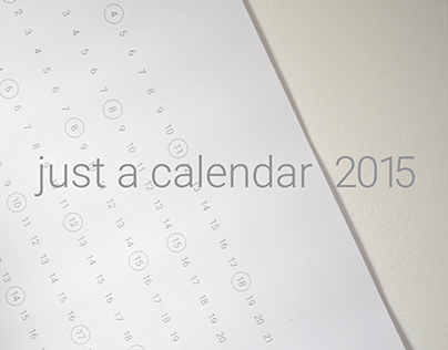 just a calendar 2015 / downloadable
