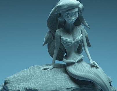 Mermaid - 3D model