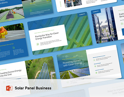 Solar Panel Business - Powerpoint Templates