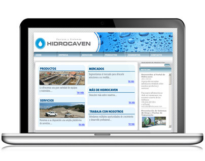 Web design: hidrocaven