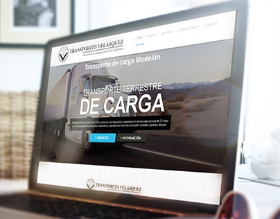 Sitio Web Transportes Velasquez