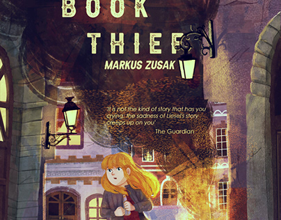 The Book Thief cover illustration