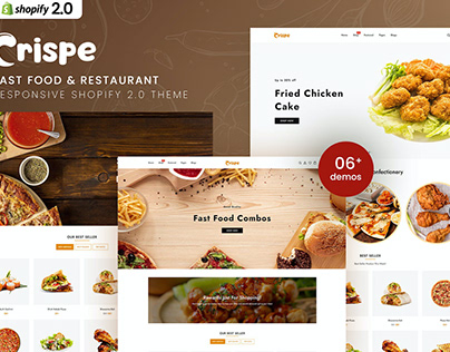 Crispe - Fast Food & Restaurant Shopify 2.0 Theme