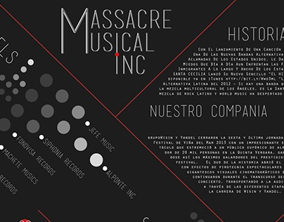 Massacre Music Mail-in Brochure