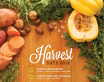 Harvest & Earth Days Poster Series