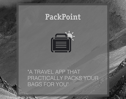 PackPoint App Black and White Version