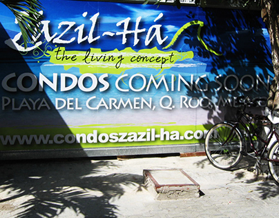 Advertising Billboards & Prints Zazil-Há Condos. México