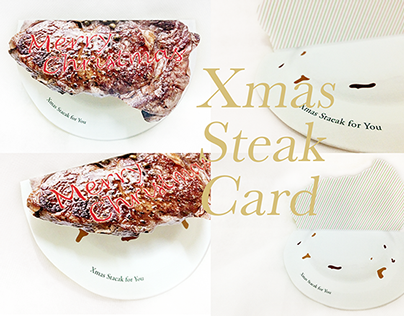 Xmas Steak Card
