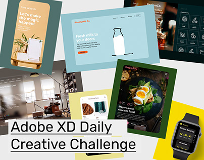 Adobe XD Daily Creative Challenge December 2-13