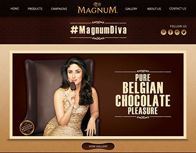 #magnumdiva Web App responsive design