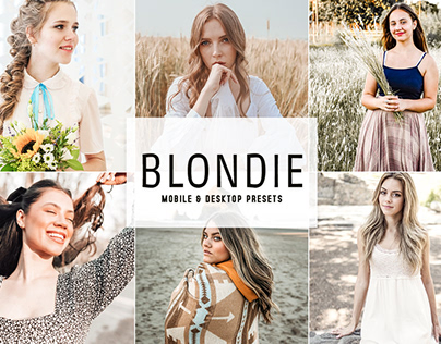 Free Blondie Mobile & Desktop Lightroom Presets