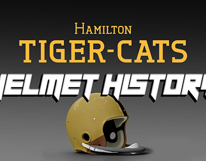 HAMILTON TIGER-CATS HELMET HISTORY