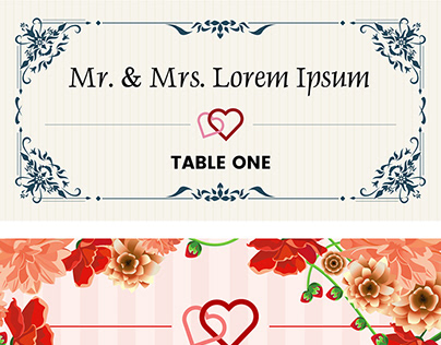 Wedding Table Card
