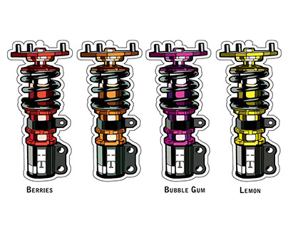 Coilover air fresheners