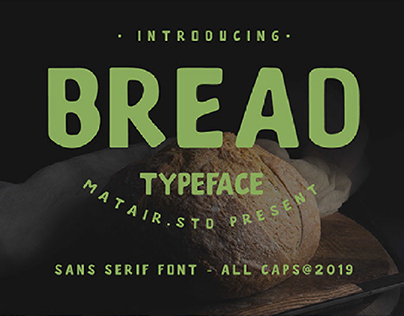 Bread Display Font Sans Serif