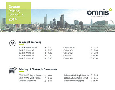 Overview/Pricing Legal Services Brochure