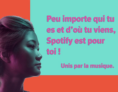 Spotify inclusivité affiche