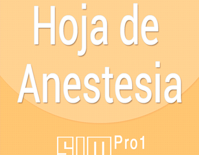 App Hoja de Anestesia