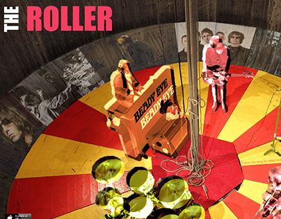 [Poster & web] Beady Eye - 'The Roller' print and blog