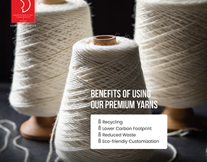 Polyester cotton knitted yarns | SD Polytech