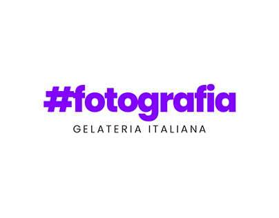 FOTOGRAFIA PUBLICITÁRIA - GELATERIA ITALIANA