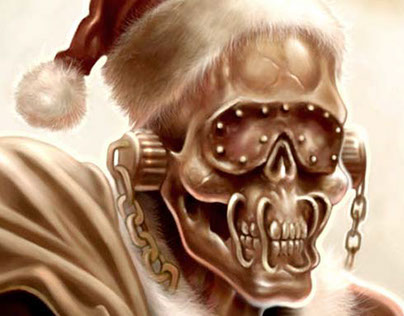 Megadeth Christmas Cards by Noumier Tawilah