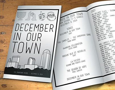 Playbill: Downtown School Holiday Play 2014
