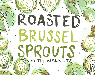 Brussel Sprouts // Illustrated Recipe Card