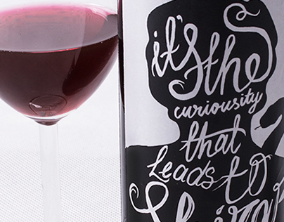 It's the curiosity that leads to Shiraz - Wine Label
