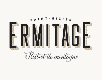 Logo & posters Ermitage restaurant