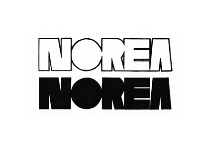 Norea band logo design