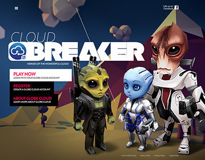Globe Cloud - 'Cloud Breakers' Concept Game