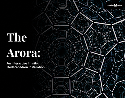 THEARORA-Interactive Infinity Dodecahedron Installation