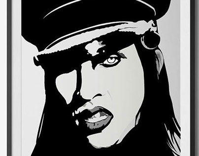 Marilyn Manson - Art Vector